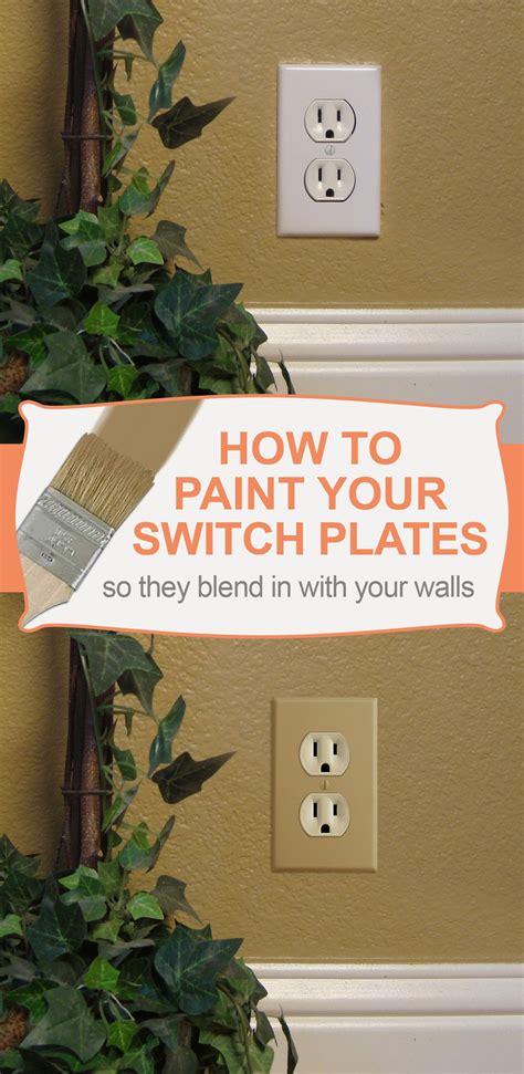 painting electrical outlets and switches